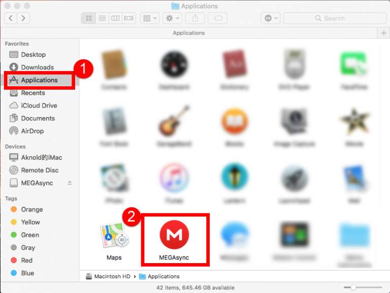 MEGAsync 4.9.6 instal the new for mac