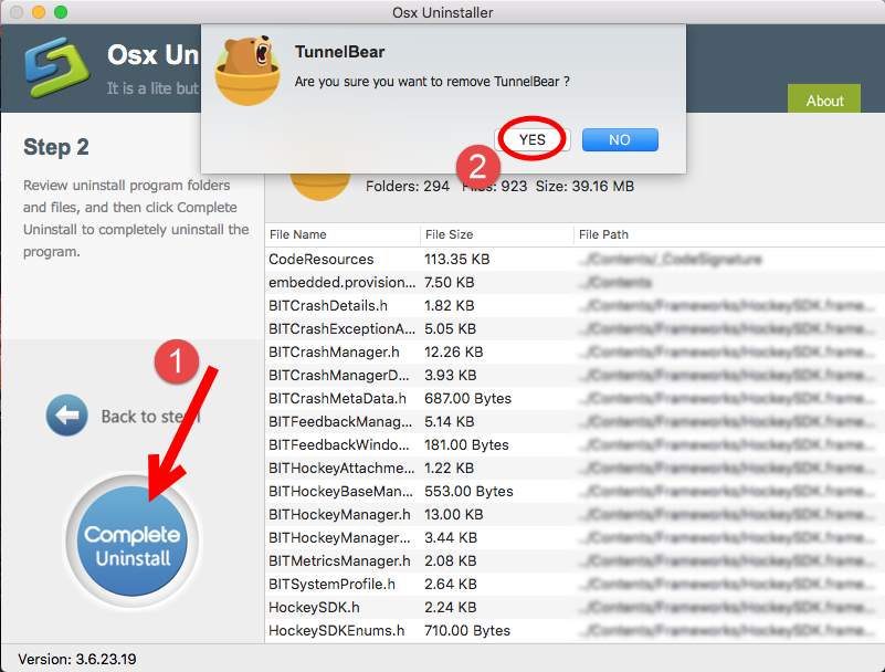 Πώς να απεγκαταστήσετε το TunnelBear για MAC - OSX Uninstaller (11)