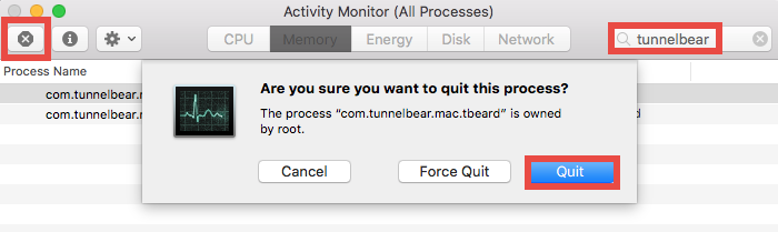 how to use tunnelbear on mac