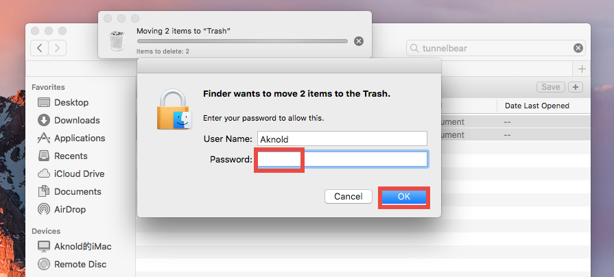 Πώς να απεγκαταστήσετε το TunnelBear για MAC - OSX Uninstaller (9)