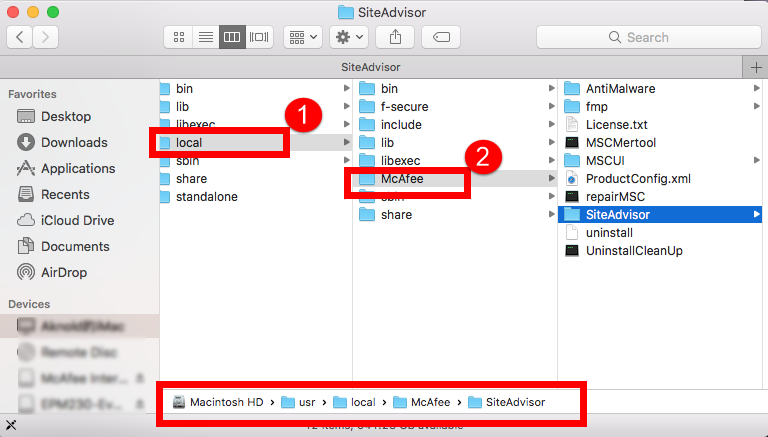 download mcafee uninstall tool mac