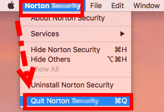 uninstall norton antivirus mac