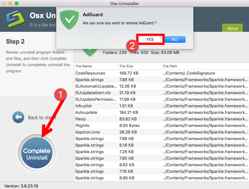 uninstall adguard for mac