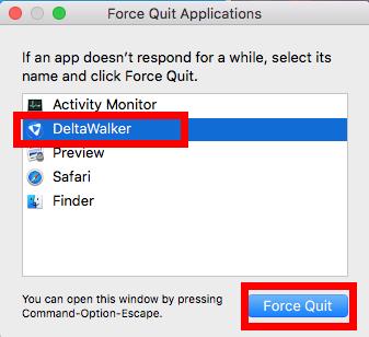 force quit