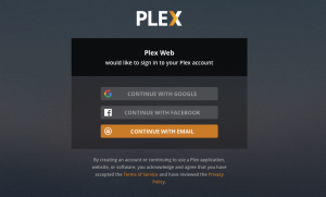 plex media server unauthorized