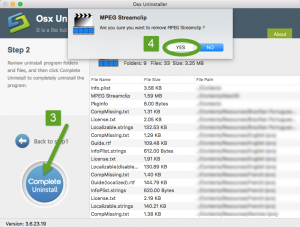 uninstall mpeg streamclip for mac
