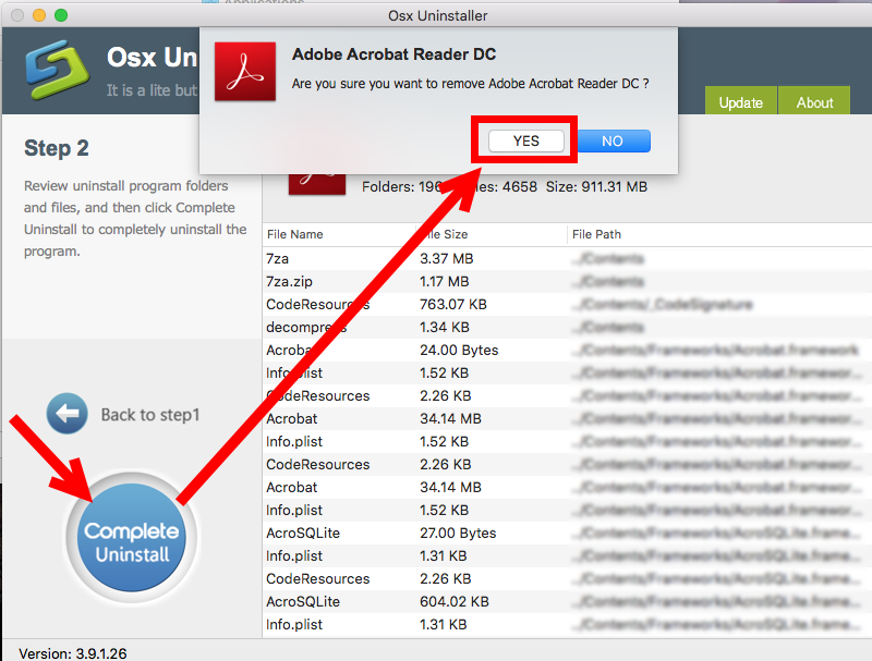 problem with adobe acrobat reader dc for mac