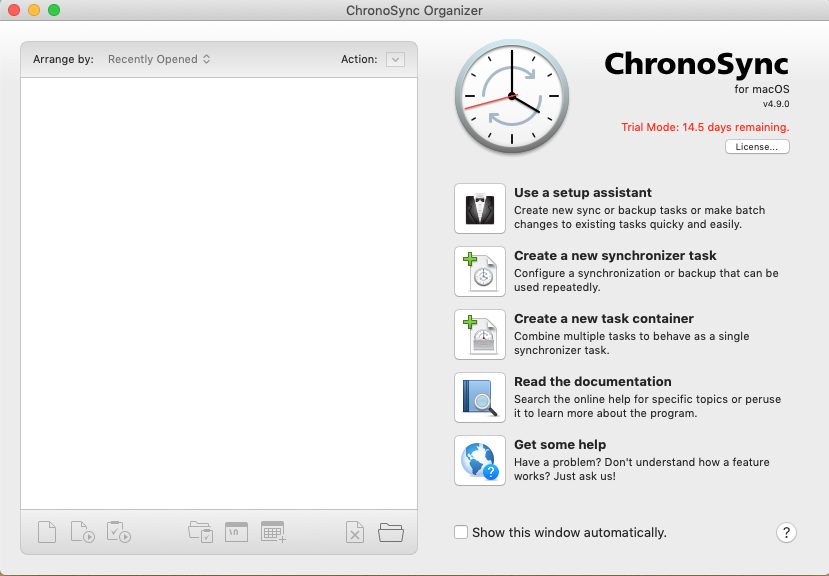 chronosync os x