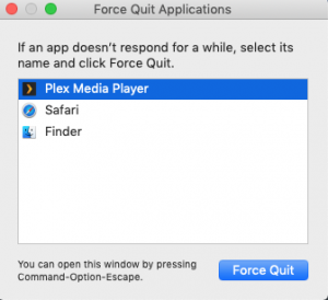 plex force empty trash plex force empty trash