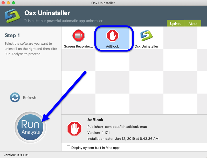 How do I Uninstall AdBlock for Safari--osx uninstaller