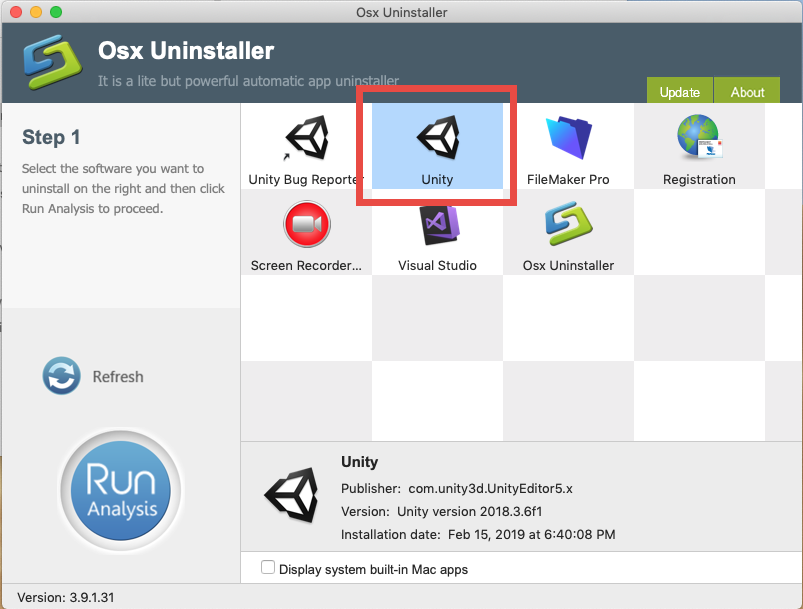 unity install mac