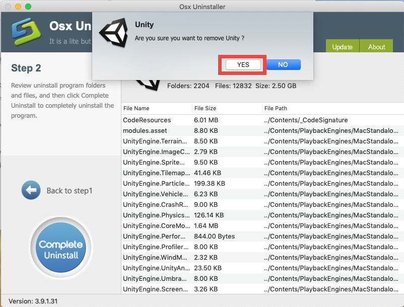 downloading unity for mac