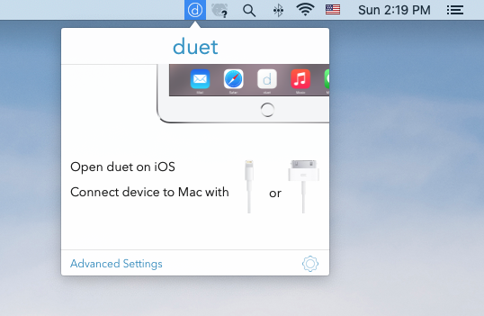 duet how to connect phone to mac