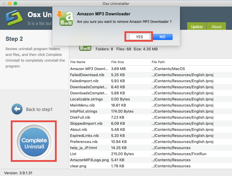 how to uninstall Amazon MP3 Downloader for mac - osx uninstaller  (11)