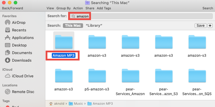 uninstall amazon music mac