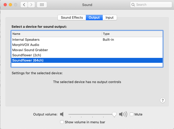 soundflower osx