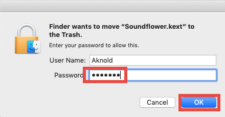 soundflower uninstall