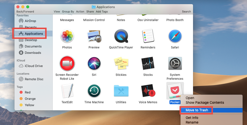 pocket for mac isx