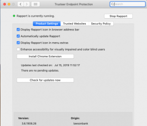 ibm trusteer rapport download mac