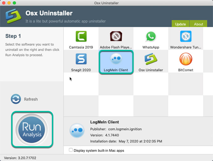 logmein support for mac os x 10.7.5