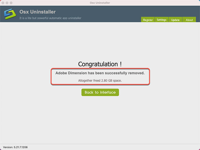 Adobe Dimension is uninstalled